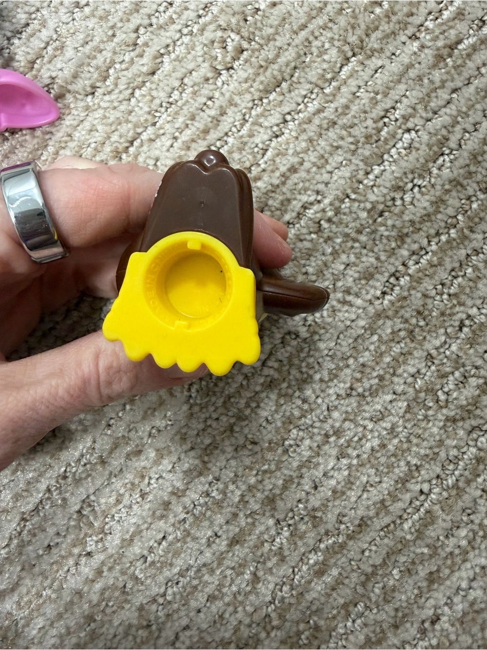 Little People Owl Figure Toy in Brown & Yellow - Kids - Picture 3 of 4